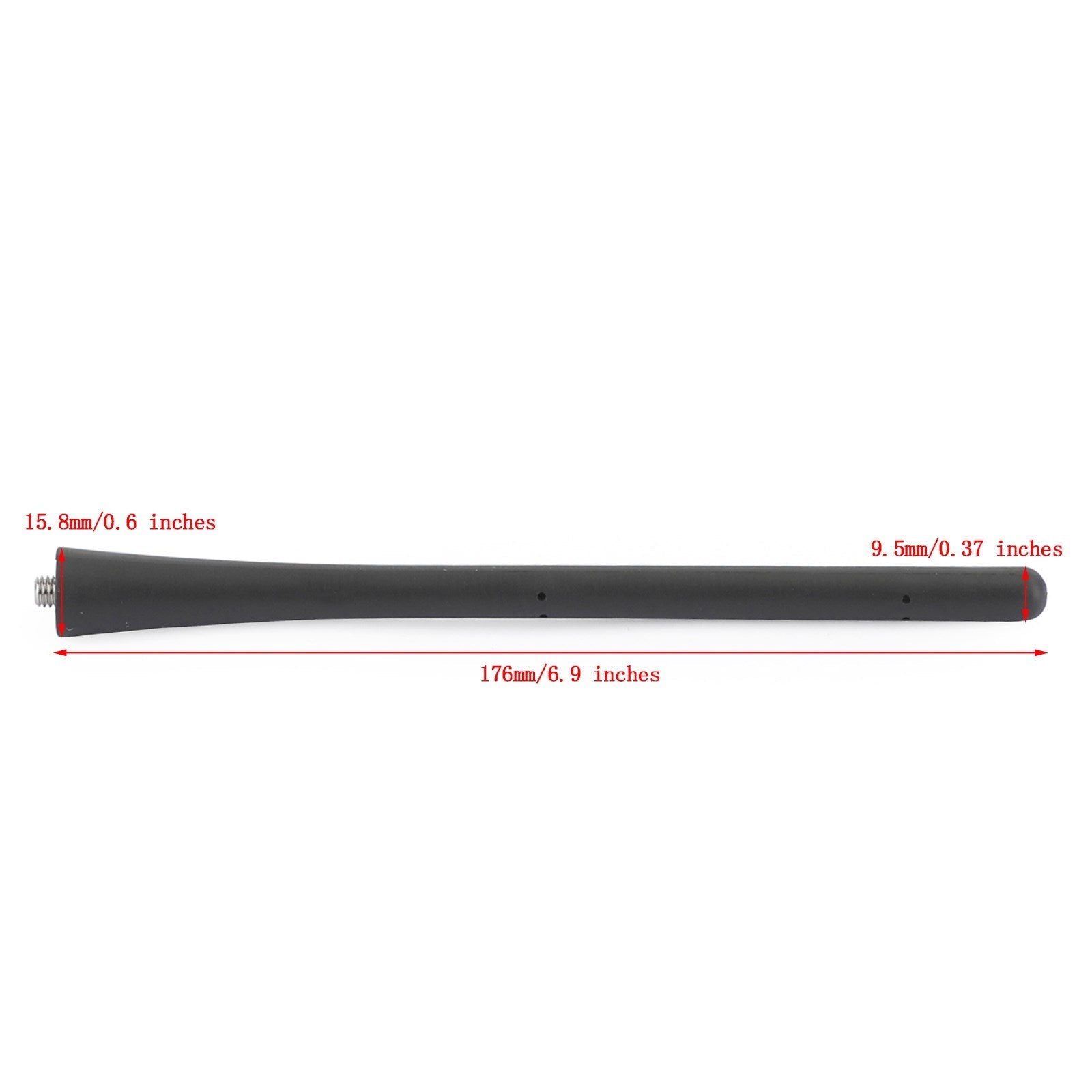 Antenne de signal en caoutchouc de 7 pouces pour Ford F150 F250 F350 锛?Ram 1500 2009-2019 générique