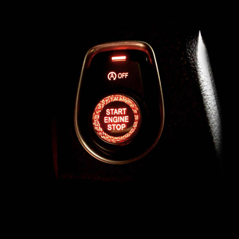 Engine Start Stop Switch Button Cover w/ OFF For BMW F Chassis F30 F10 Crystal Generic