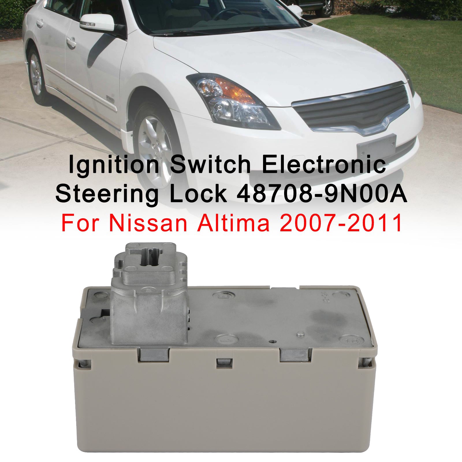 Serrure de direction électronique de commutateur d'allumage de Nissan Altima 2007-2011 48708-9N00A