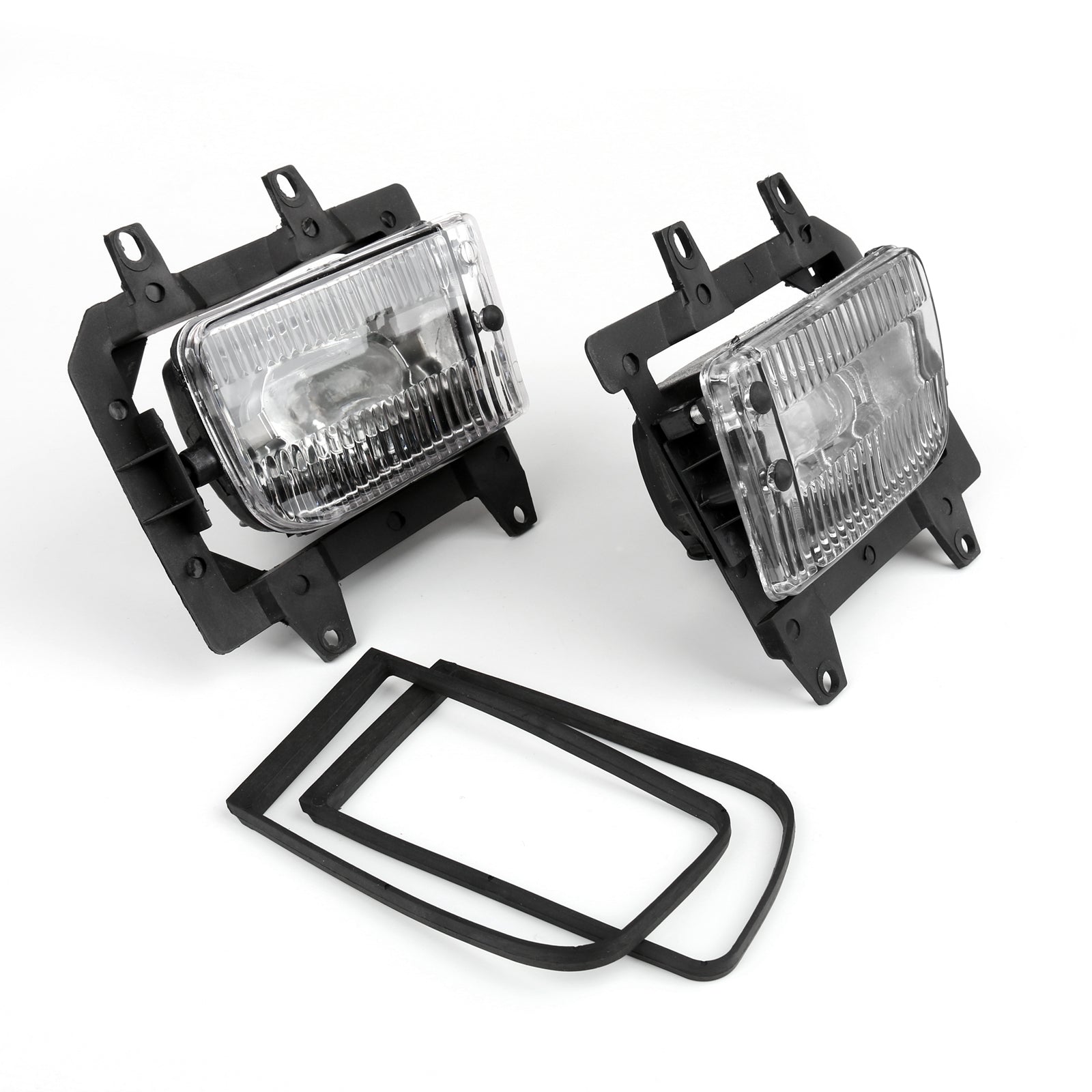 Front Bumper Fog Lights Plastic Lens Kit For 85-93 BMW E30 3-Series Sedan Generic