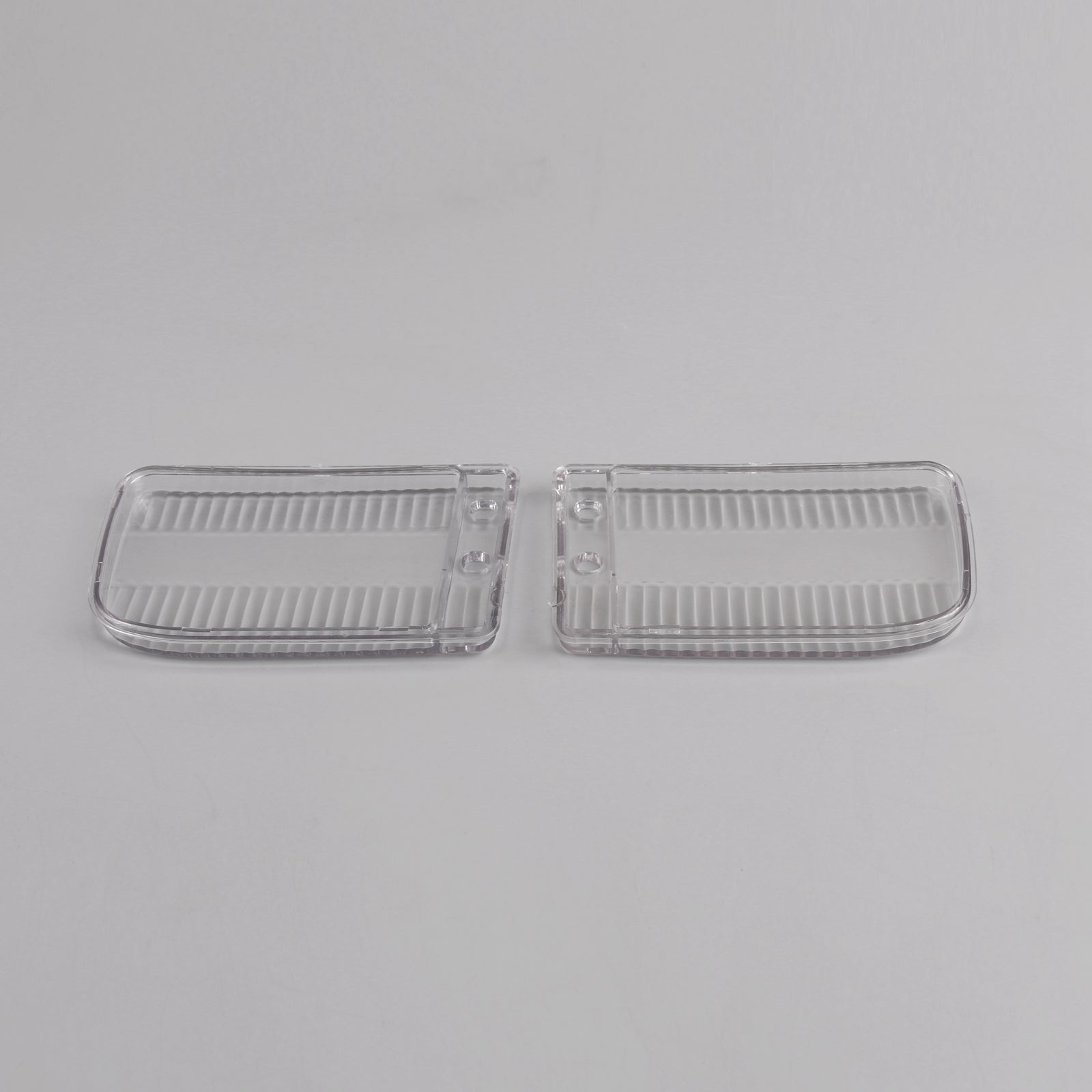 Pair Front Bumper Fog Lights Clear Plastic Lens For BMW E30 318i 318is 1982-1991 Generic