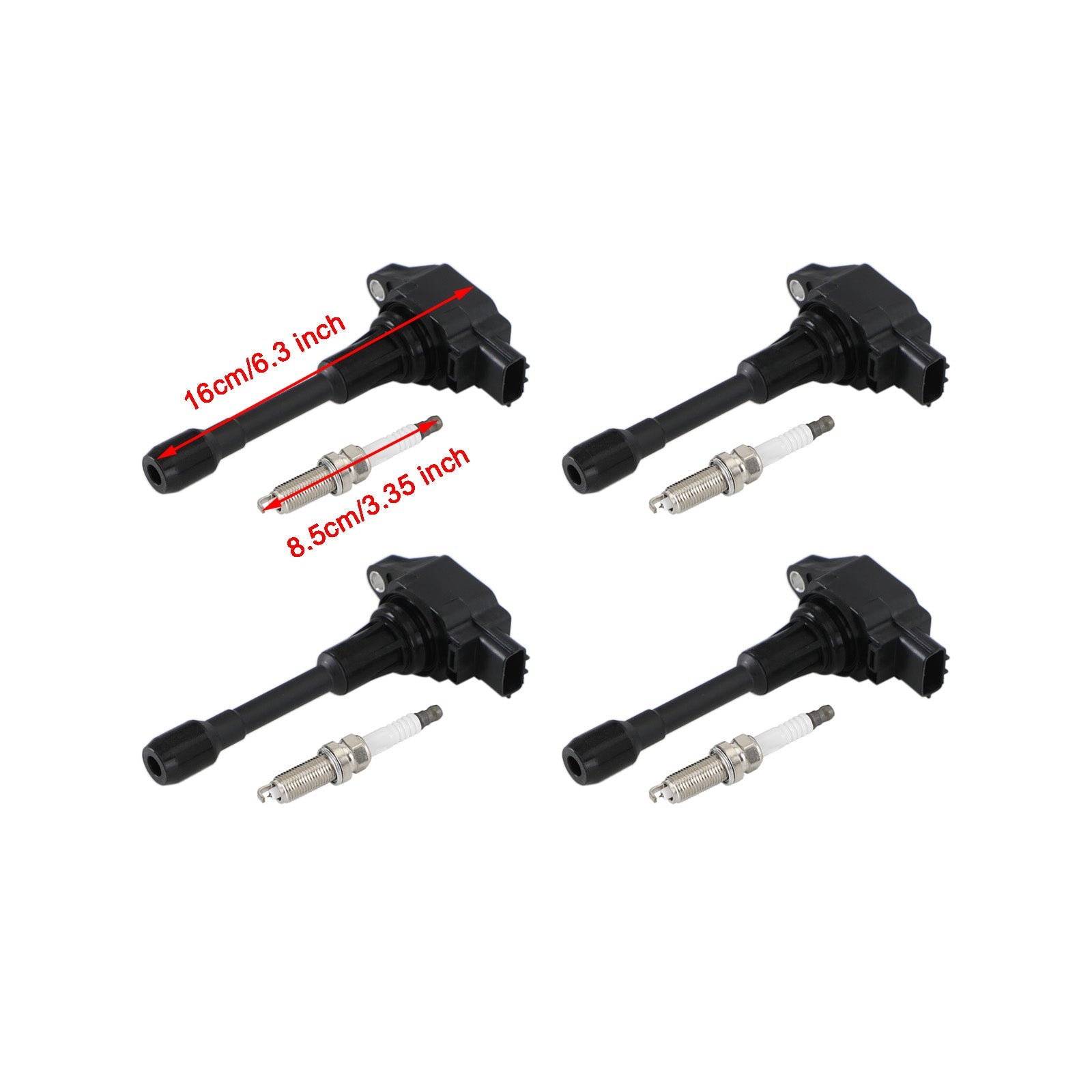 Nissan Rogue 2008-2019 (Rogue Select 2014-2015) l4 2,5 L 4 pièces Pack de bobines d'allumage UF549