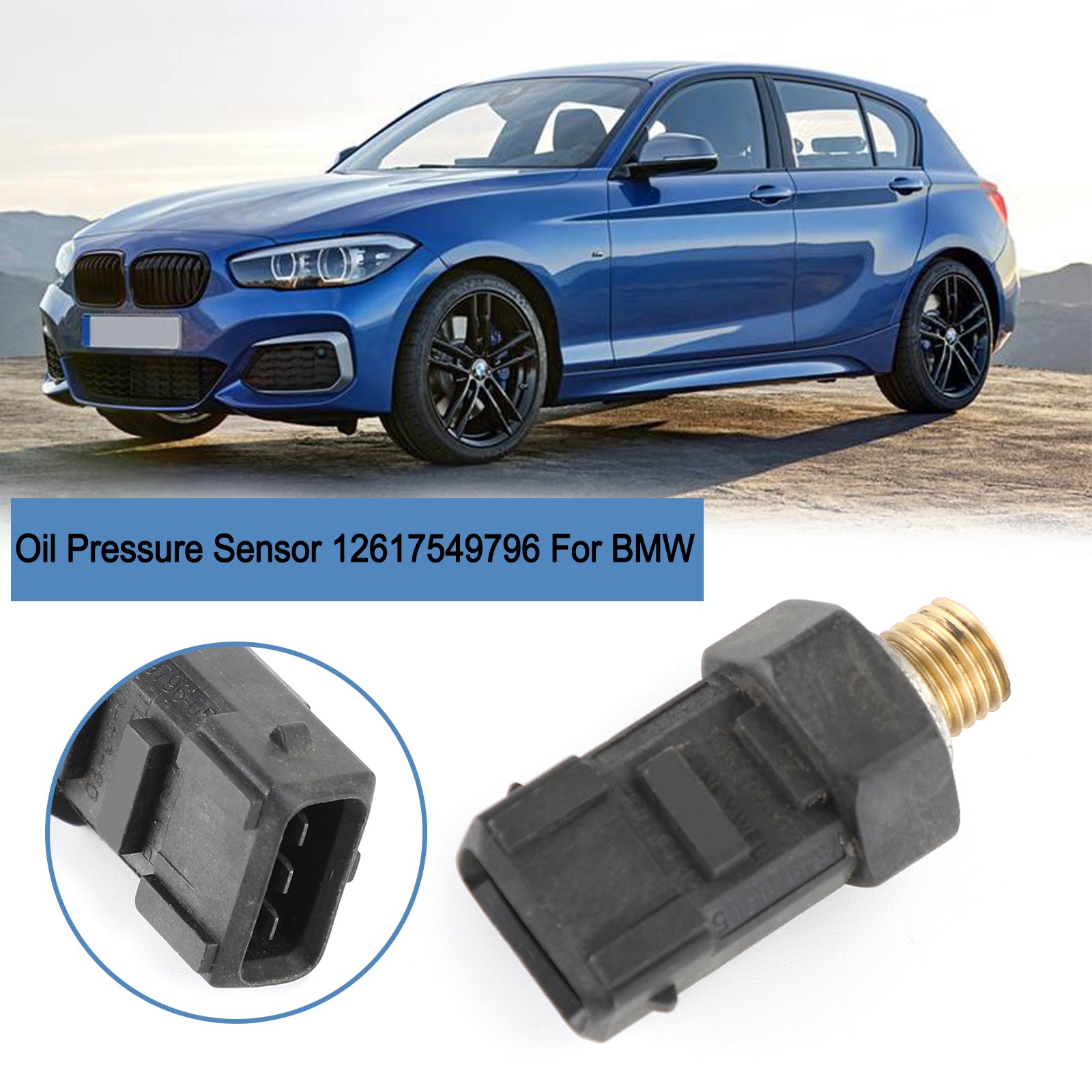 BMW 1-serie E81 E88 3-serie E90 oliedruksensor 12617549796 Generiek