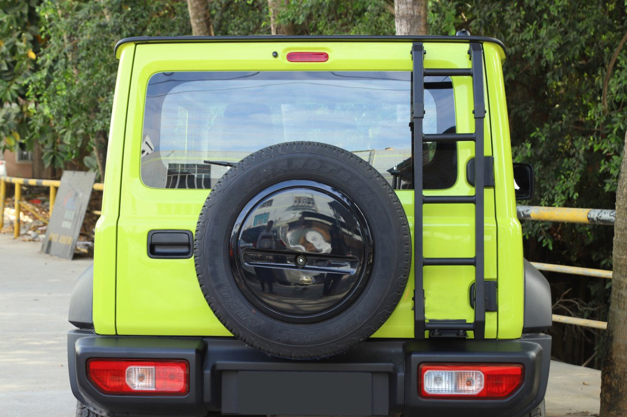 2019+ Suzuki Jimny ny aluminiumsbil bak bakdør stigeklatring BLK Generisk