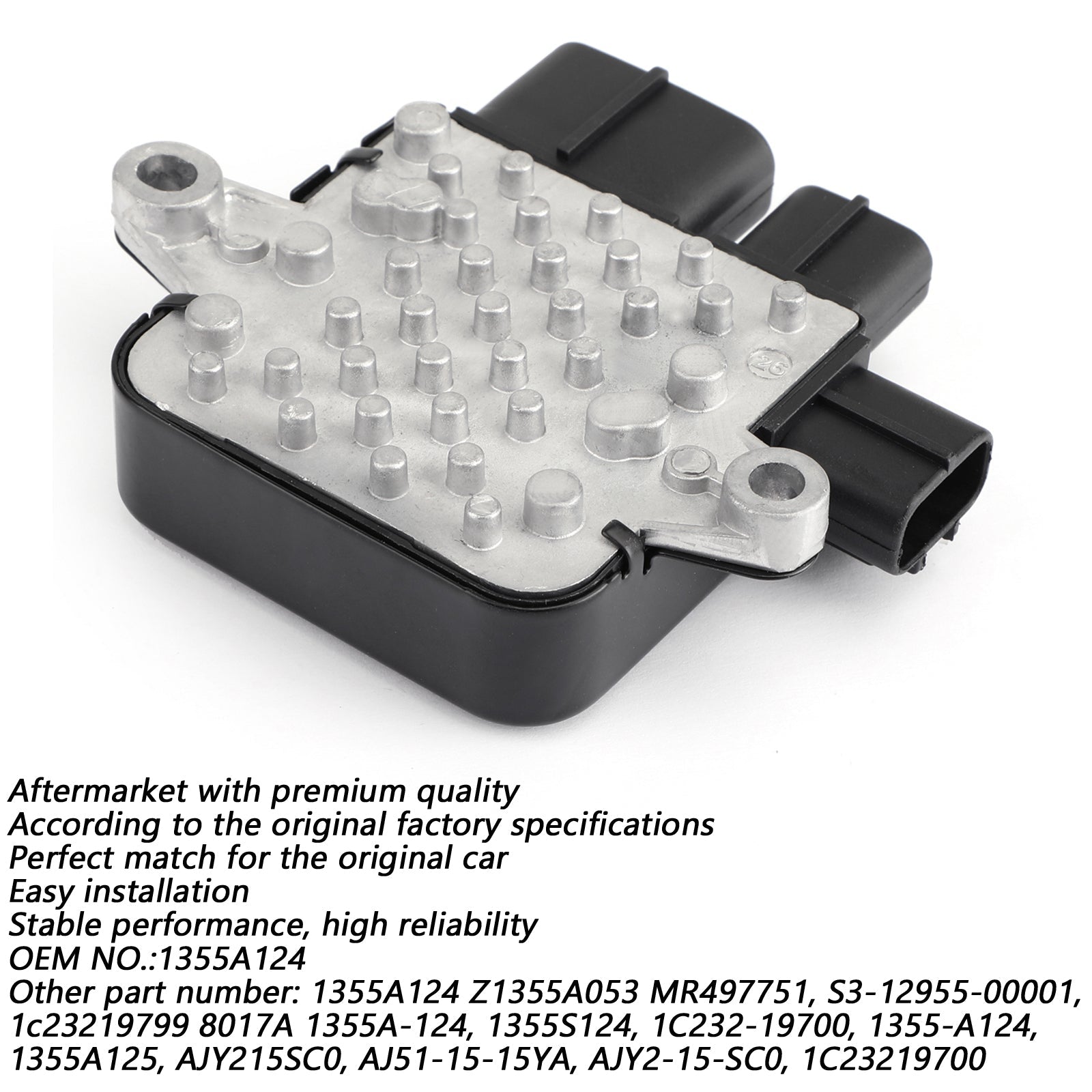 1355A124 Koelventilatorregeleenheid Module Voor Mitsubishi Outlander Lancer 2002-07 Generiek