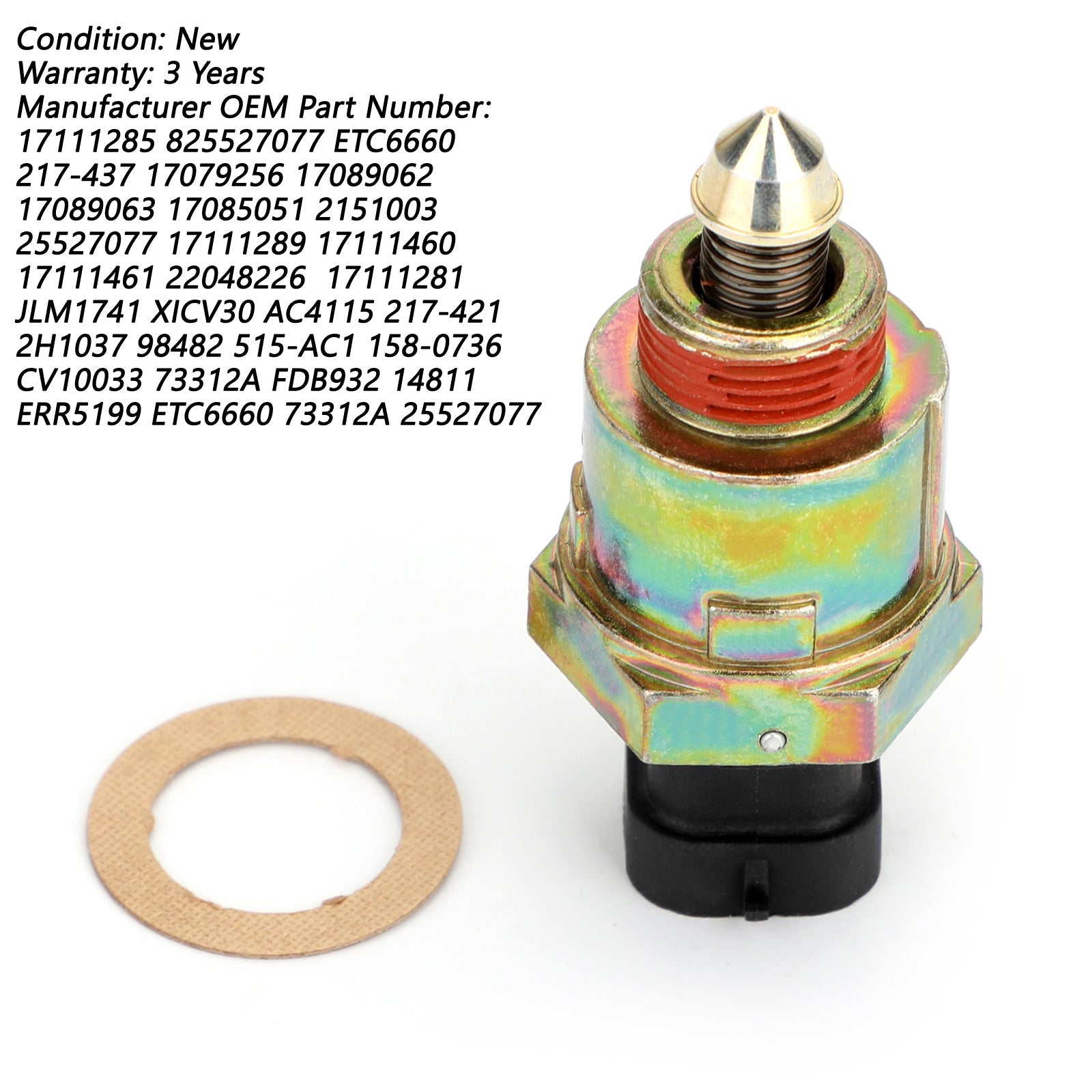 New Idle Air Control Valve For Chevrolet Blazer Tbi Gmc Hummer - Ac1 - Ac102 Generic