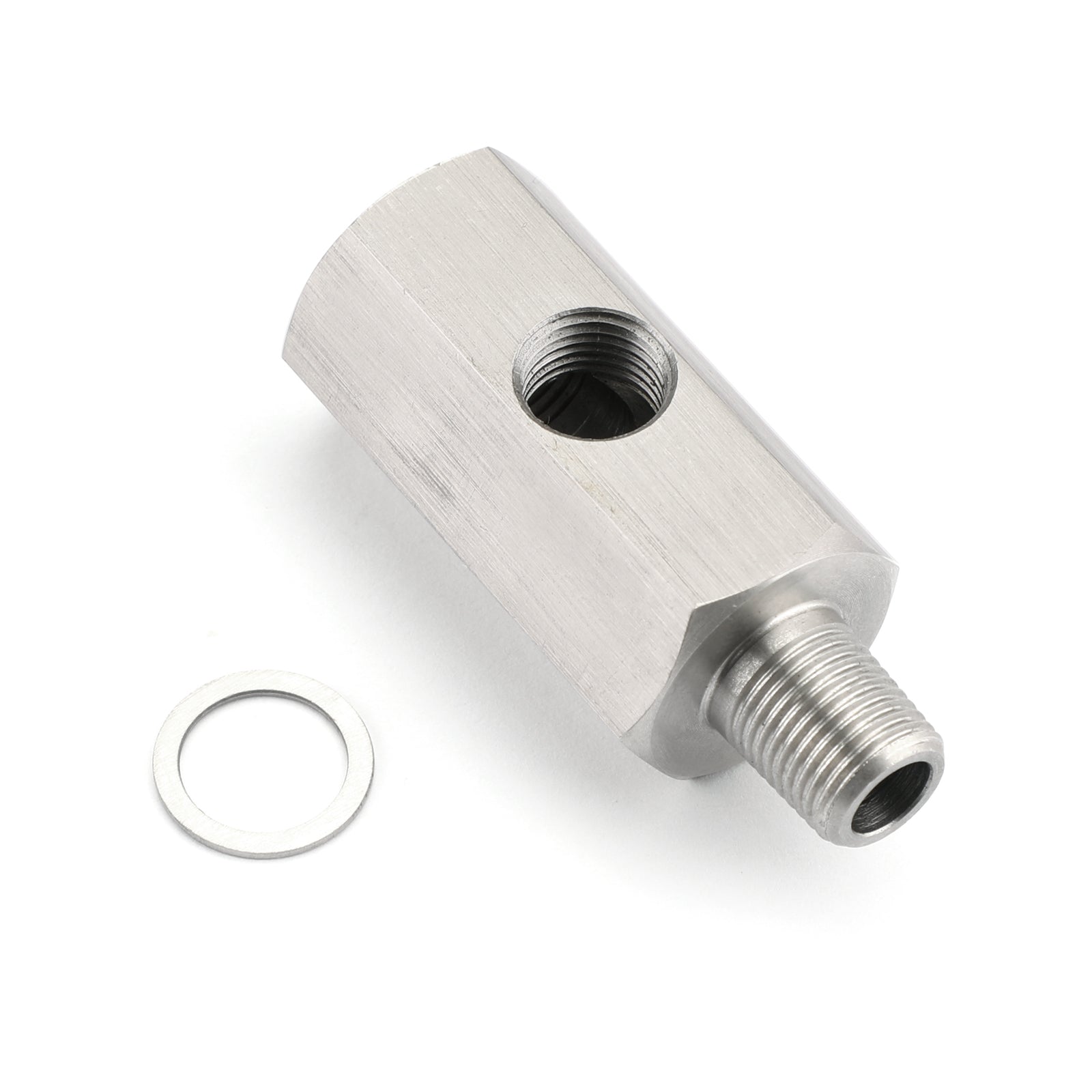 Capteur de pression d'huile BSPT 1/8 pouces, adaptateur Tee vers NPT, ligne d'alimentation Turbo, Mete générique