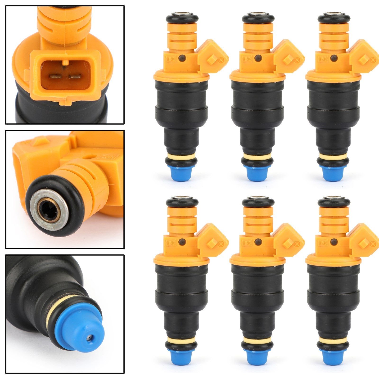 1 PCS/ 6 PCS Fuel Injector 0280150714 Connectors Fit BMW 535 635CSI 735 L6 L7 Generic