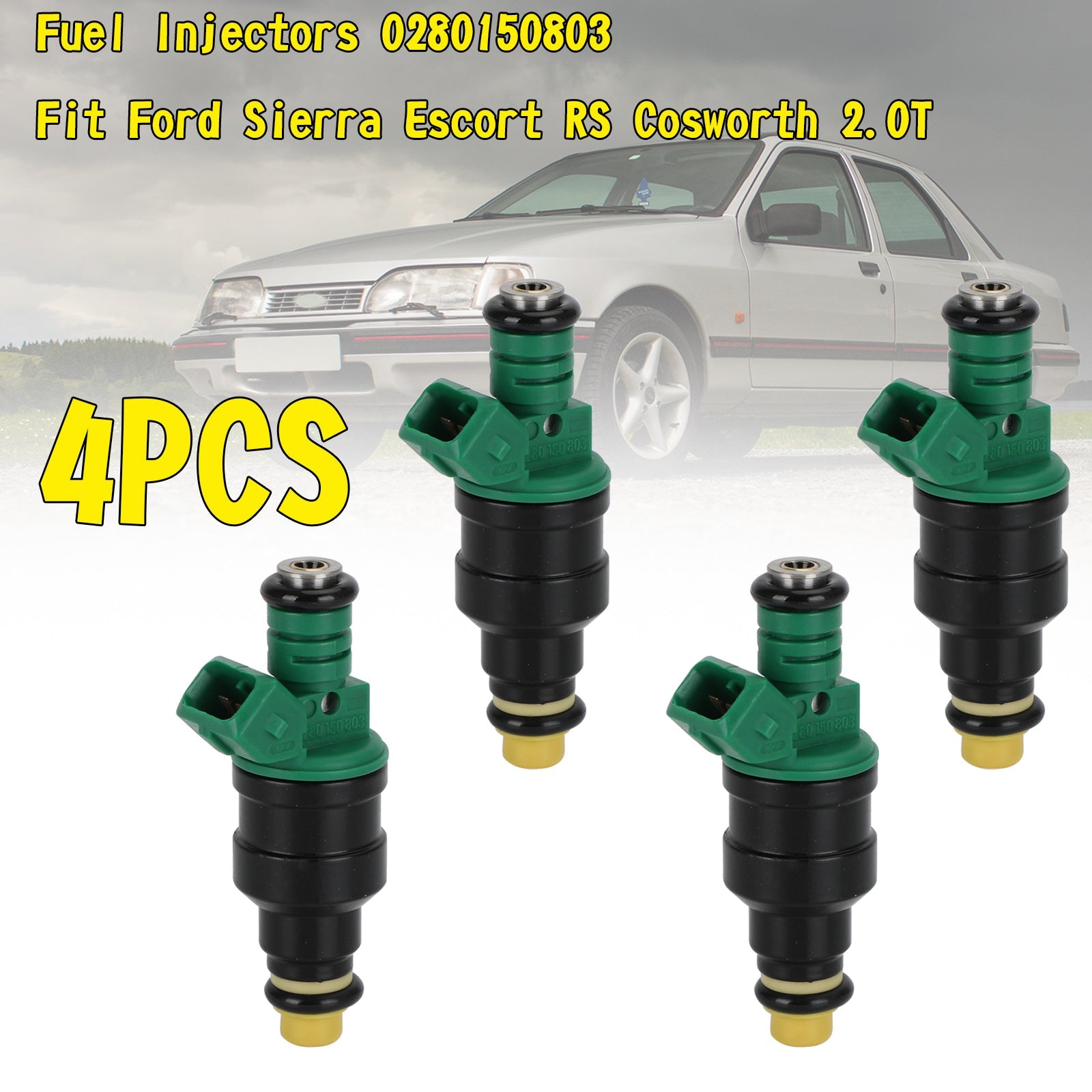 Fuel Injectors 0280150803 Fit Ford Sierra Escort RS Cosworth 2.0T Generic