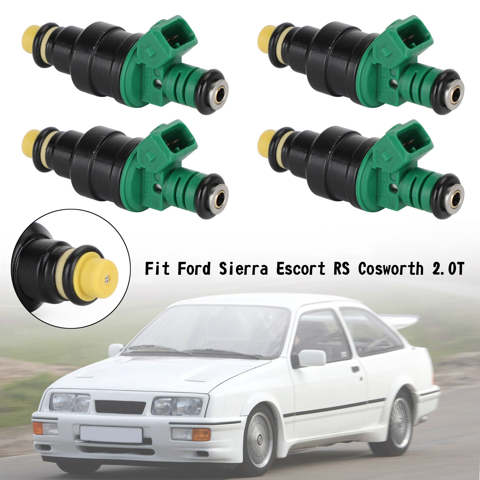 Fuel Injectors 0280150803 Fit Ford Sierra Escort RS Cosworth 2.0T Generic