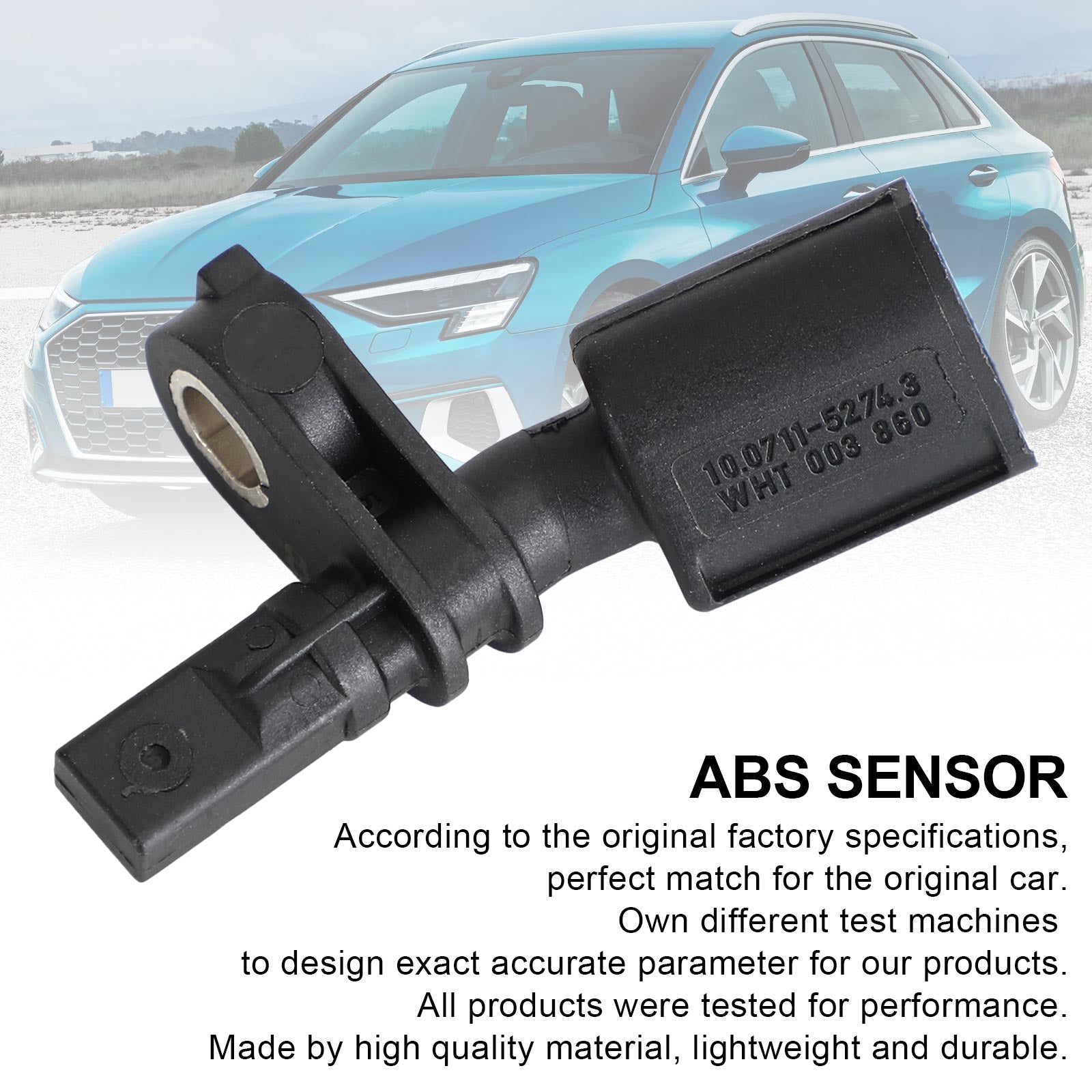 ABS Wheel Speed Sensor Front Left for Audi A3 VW Golf Skoda Fabia 6Q0927803A Generic