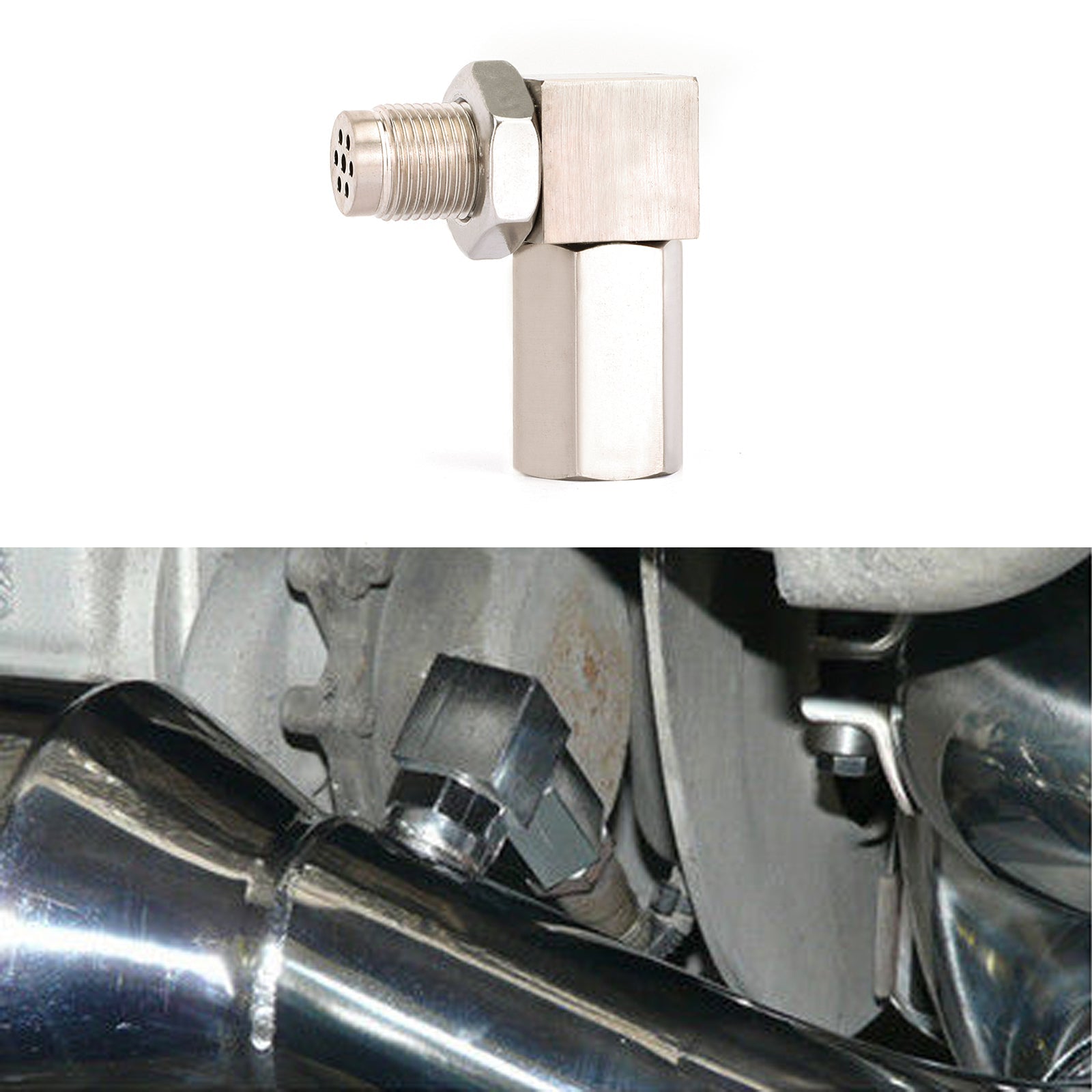 90° O2-zuurstofsensor-afstandsstuk Motorlichtcontroleplug Mini-converterconnector Algemeen