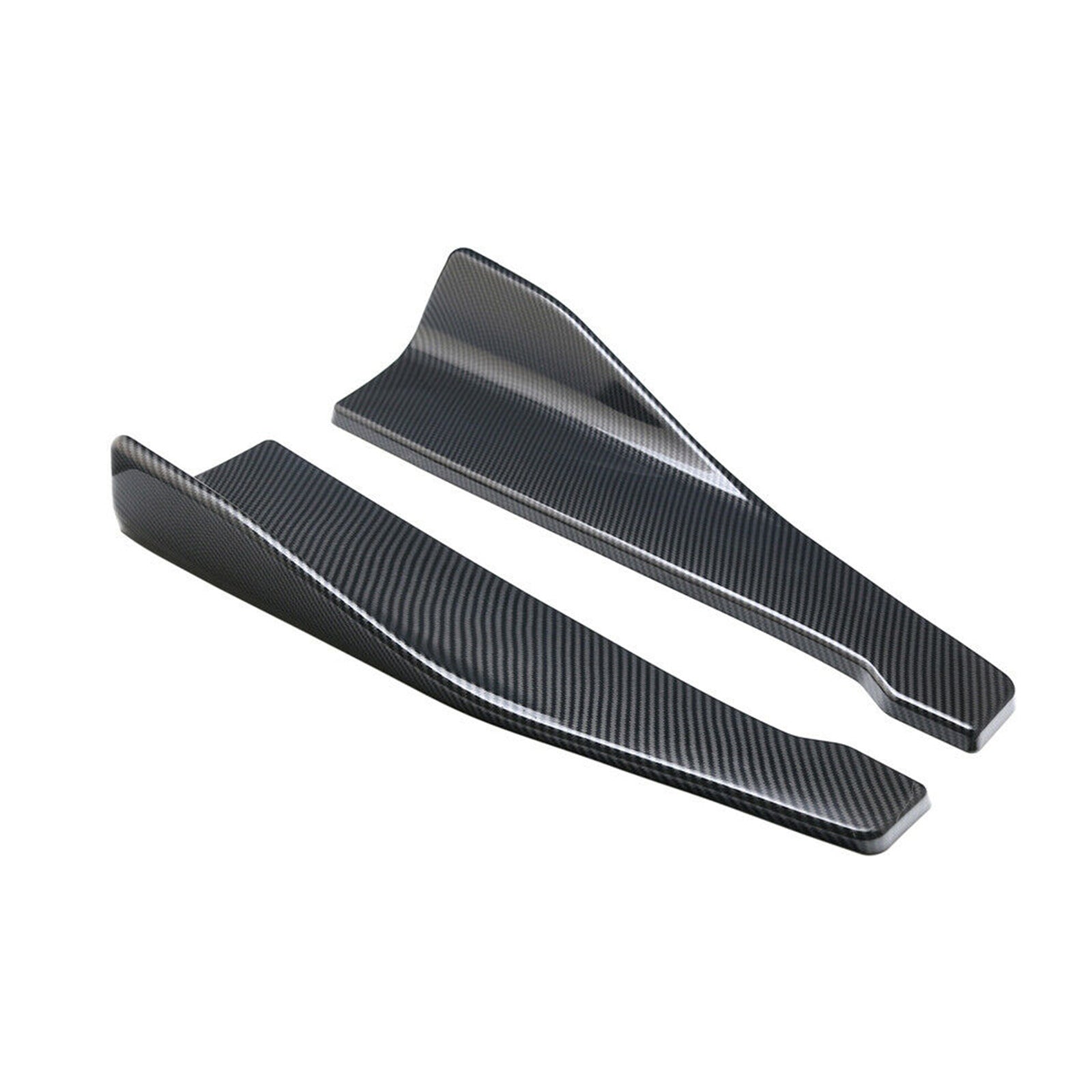 48 cm rokspoiler achterlip/zijverlenging rocker splitters winglet vleugels carbon generiek