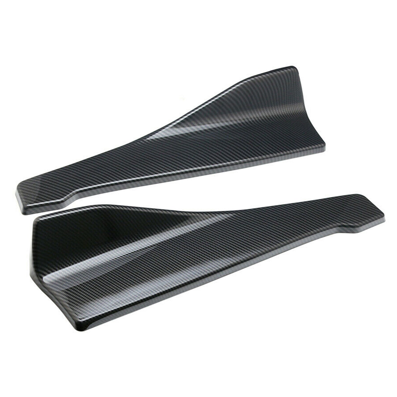 48 cm rokspoiler achterlip/zijverlenging rocker splitters winglet vleugels carbon generiek