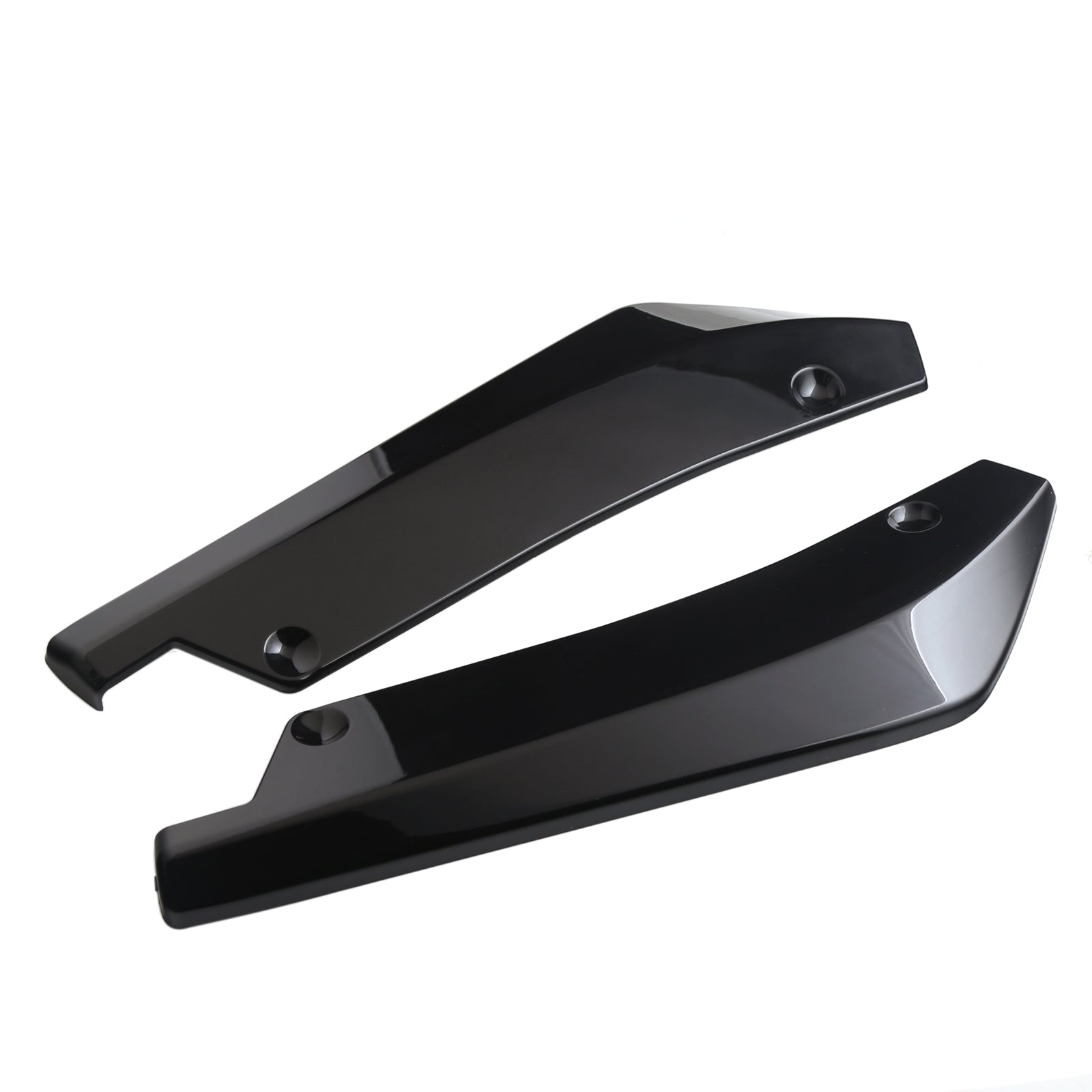 2x Car Auto Rear Bumper Lip Diffuser Splitter Canard Protector Top Gloss Black Generic