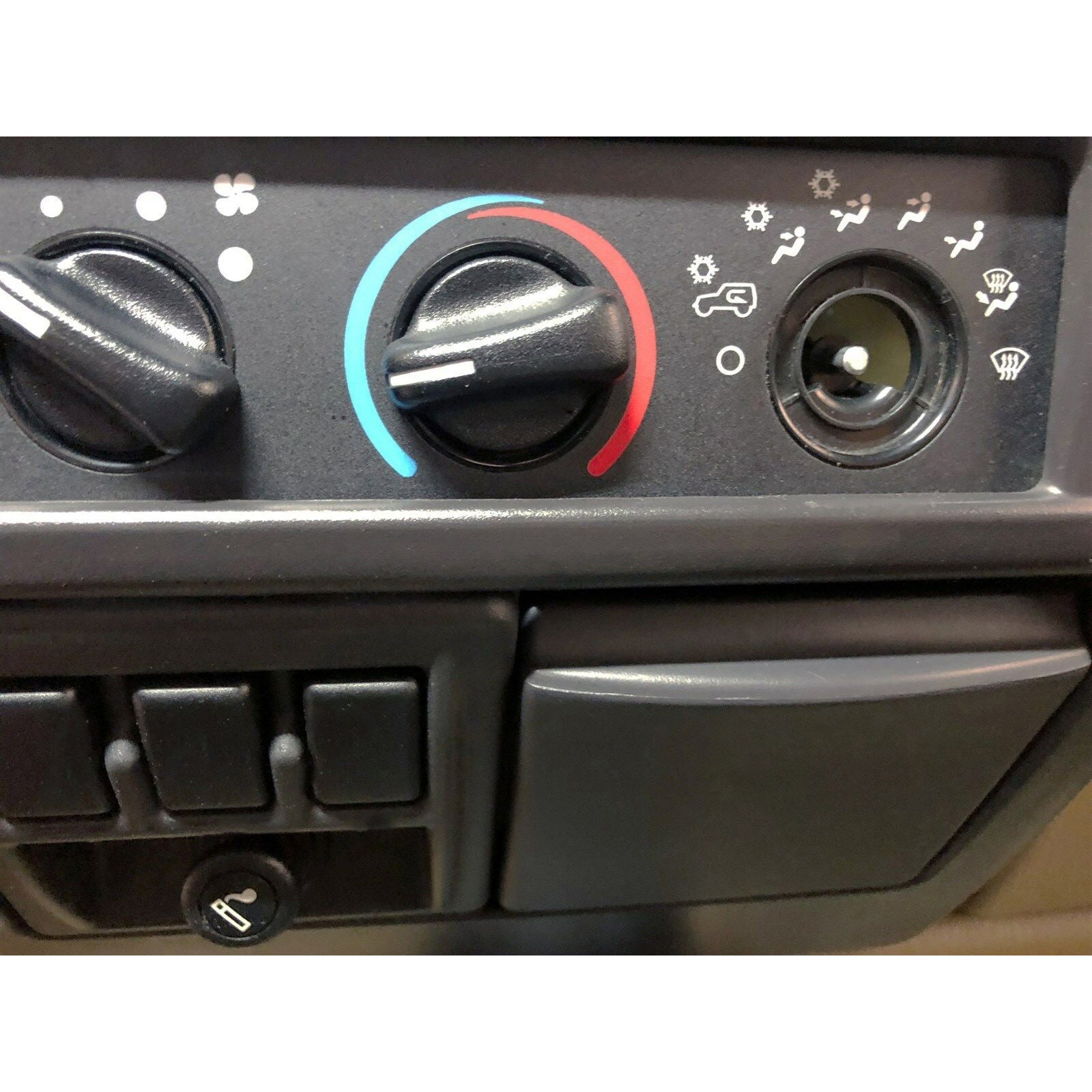 Verwarming A/C Blower Fan Speed ​​Control Knop Zwart Past 1999-2006 Wrangler TJ Generiek