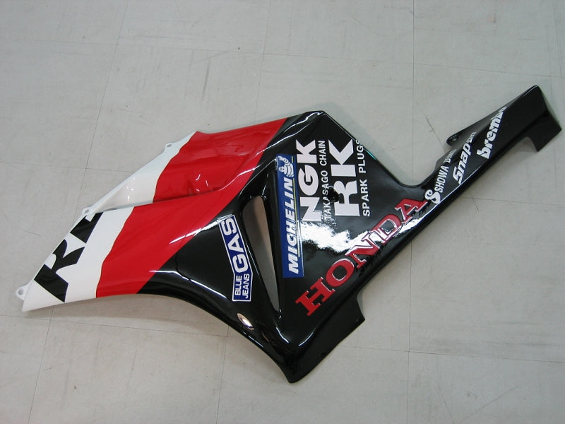 2004-2005 Honda CBR 1000 RR Amotopart stroomlijnkappen zwart oranje Repsol Racing Customs kuip