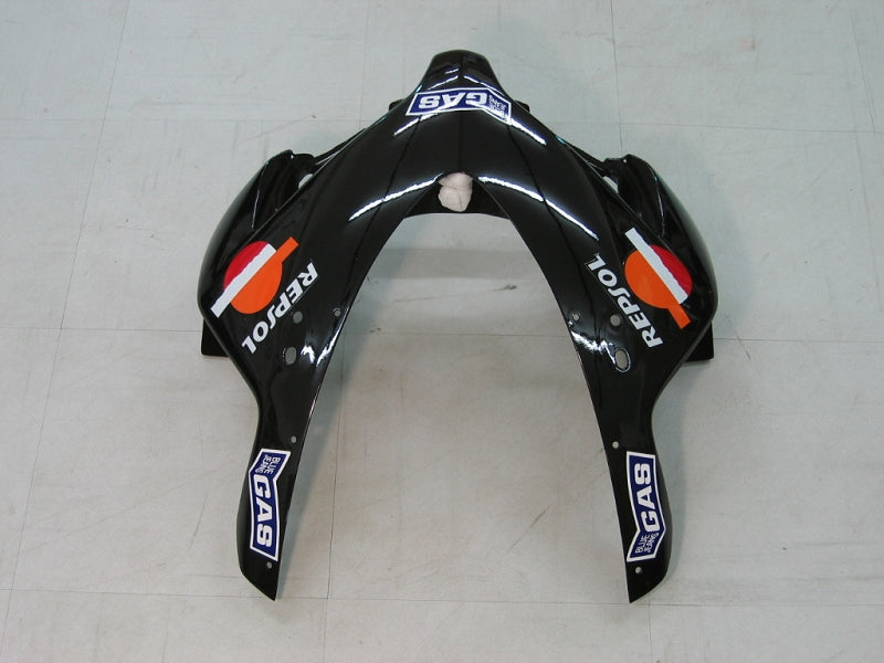 2004-2005 Honda CBR 1000 RR Amotopart Fairings Black Orange Repsol Racing Customs Fairing