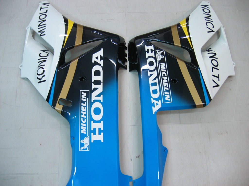 2004-2005 Honda CBR 1000 RR Carénages Amotopart Carénage personnalisé Konica Minolta Racing multicolore