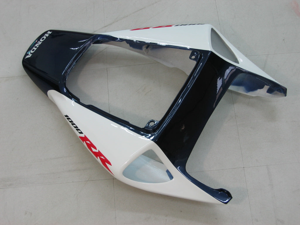 2004-2005 Honda CBR 1000 RR Amotopart stroomlijnkappen Wit Blauw Zwart CBR Racing Customs Kuip