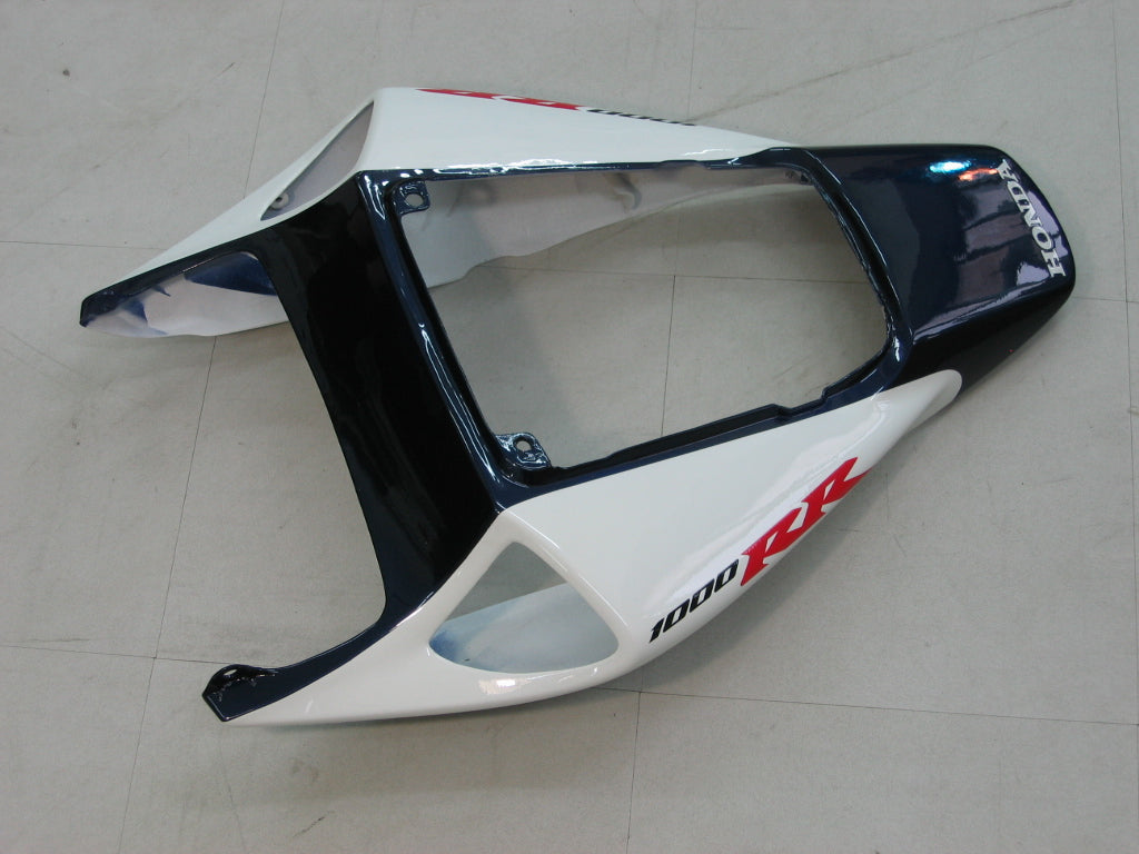 2004-2005 Honda CBR 1000 RR Amotopart stroomlijnkappen Wit Blauw Zwart CBR Racing Customs Kuip