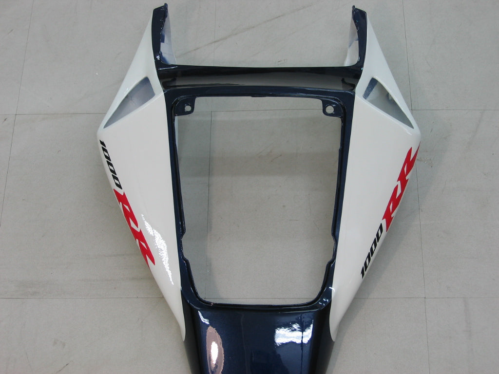 2004-2005 Honda CBR 1000 RR Amotopart stroomlijnkappen Wit Blauw Zwart CBR Racing Customs Kuip