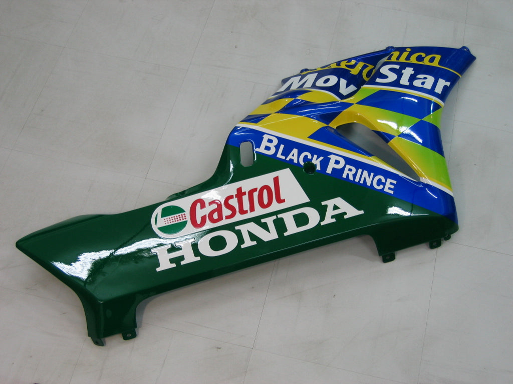 2004-2005 Honda CBR 1000 RR Carénages Amotopart Bleu Checker Movistar Racing Customs Carénage