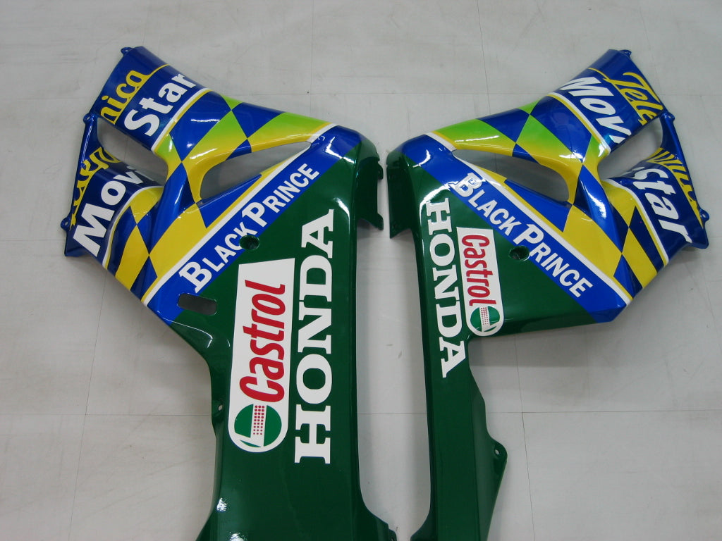 2004-2005 Honda CBR 1000 RR Carénages Amotopart Bleu Checker Movistar Racing Customs Carénage