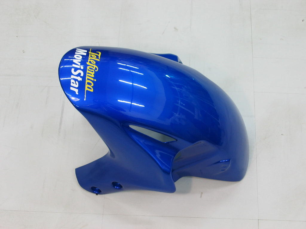 2004-2005 Honda CBR 1000 RR Amotopart Fairings Blue Checker Movistar Racing Customs Fairing