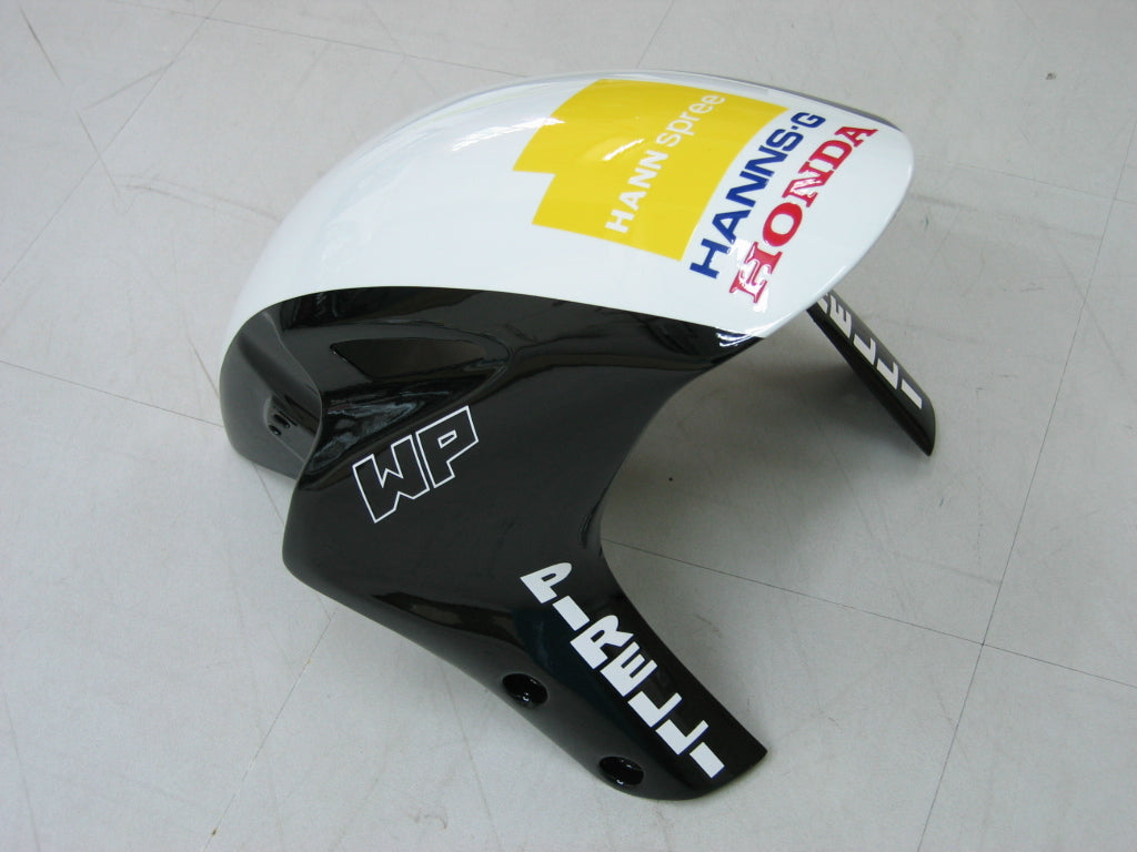 2004-2005 Honda CBR 1000 RR Carénages Amotopart Blanc Noir Carénage des douanes Hannspree Racing