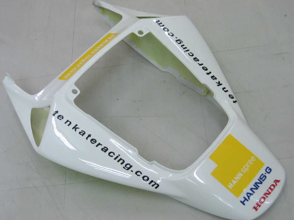 2004-2005 Honda CBR 1000 RR Amotopart Fairings White Black Hannspree Racing Customs Fairing