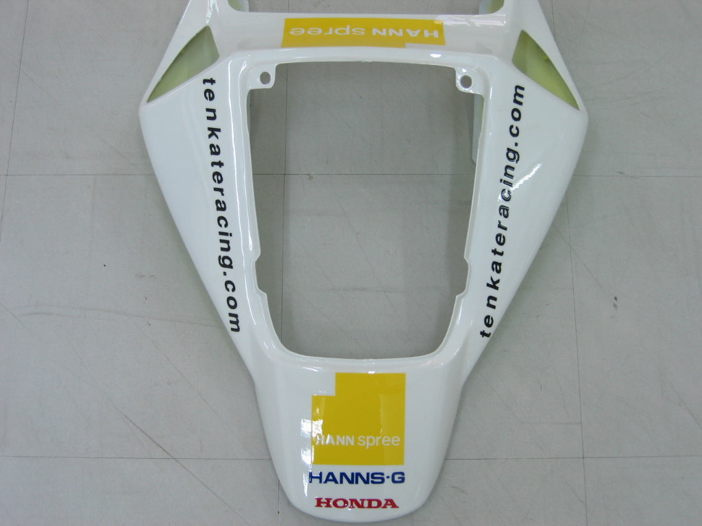 2004-2005 Honda CBR 1000 RR Amotopart stroomlijnkappen Wit Zwart Hannspree Racing Customs kuip