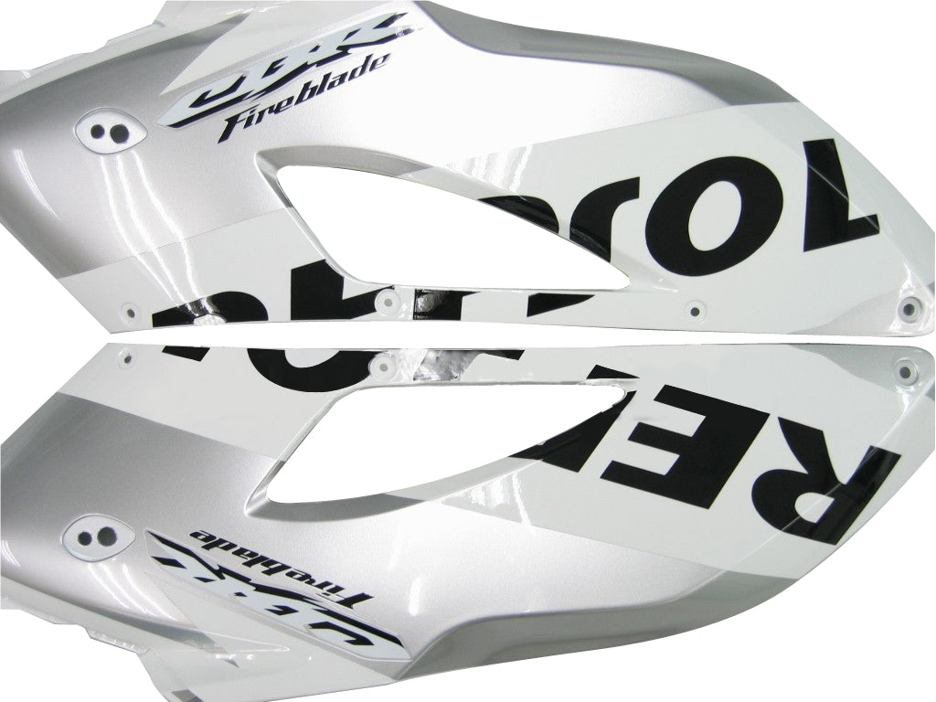 2004-2005 Honda CBR 1000 RR Carénages Amotopart Blanc Argent Carénage Repsol Racing Customs