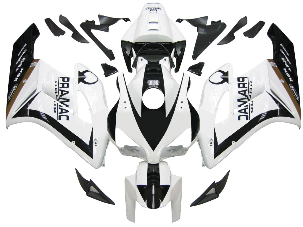 2004-2005 Honda CBR 1000 RR Amotopart Fairings White Black Honda Racing Customs Fairing