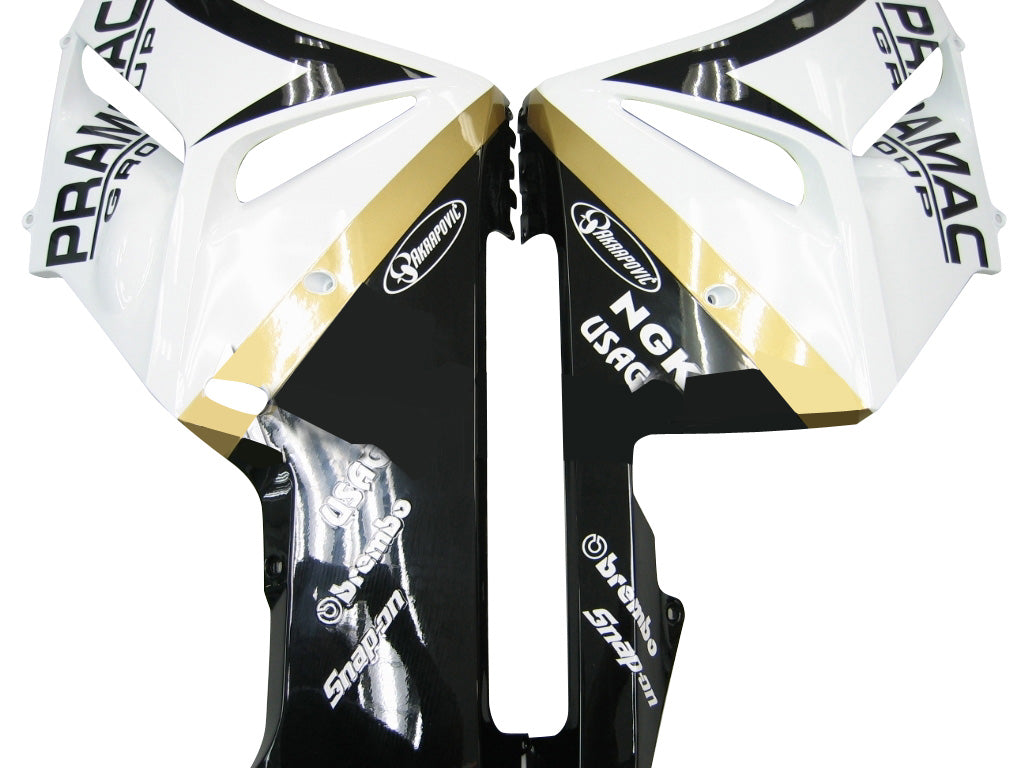 2004-2005 Honda CBR 1000 RR Amotopart Fairings White Black Honda Racing Customs Fairing