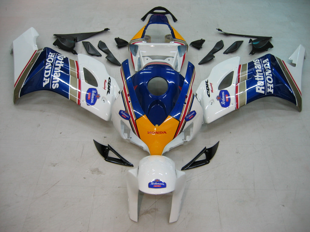 2004-2005 Honda CBR 1000 RR Amotopart stroomlijnkappen Meerkleurige Rothmans Honda Racing Customs kuip