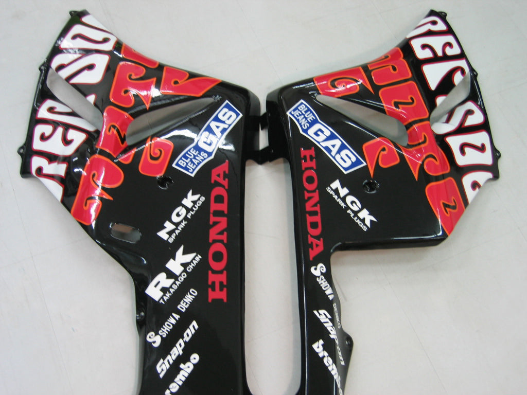 2004-2005 Honda CBR 1000 RR Amotopart Fairings Black Orange Valentino Rossi Racing Customs Fairing