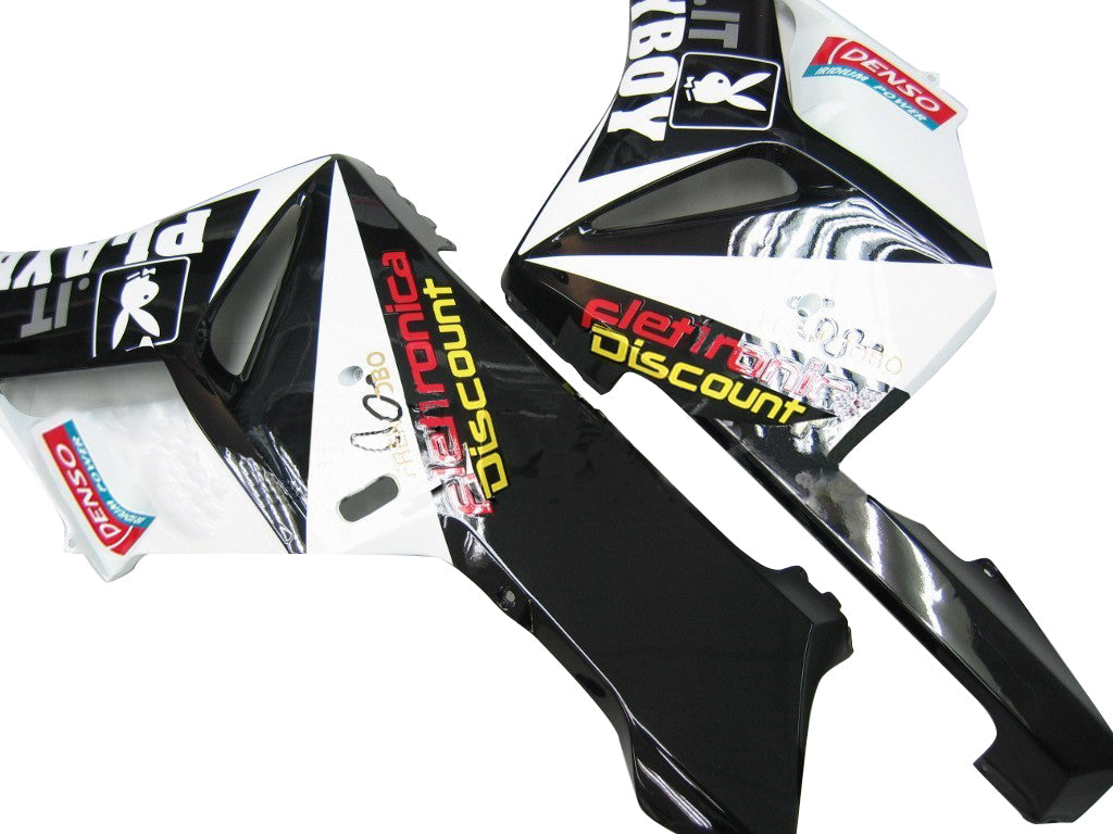 2004-2005 Honda CBR 1000 RR Noir Blanc Playboy Racing Carénages Amotopart