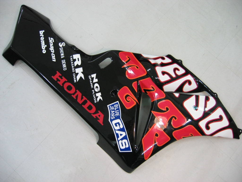 2004-2005 Honda CBR 1000 RR Zwart Groen Valentino Rossi Racing Amotopart stroomlijnkappen