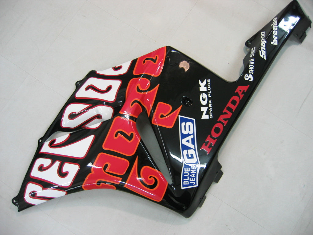 2004-2005 Honda CBR 1000 RR Zwart Groen Valentino Rossi Racing Amotopart stroomlijnkappen