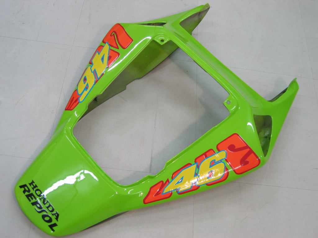 2004-2005 Honda CBR 1000 RR Zwart Groen Valentino Rossi Racing Amotopart stroomlijnkappen