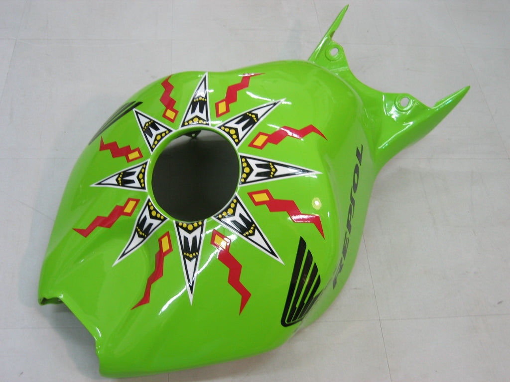 2004-2005 Honda CBR 1000 RR Zwart Groen Valentino Rossi Racing Amotopart stroomlijnkappen