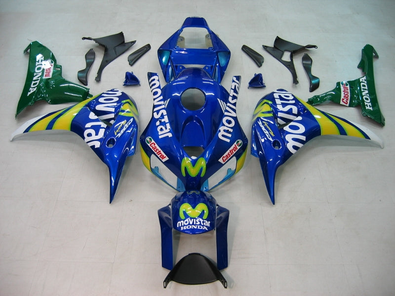 2006-2007 Honda CBR 1000 RR blauw en groen Movistar Racing Amotopart stroomlijnkappen