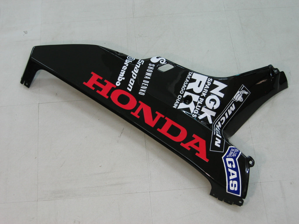 Fairings 2006-2007 Honda CBR 1000 RR Black Orange Repsol Racing Generic