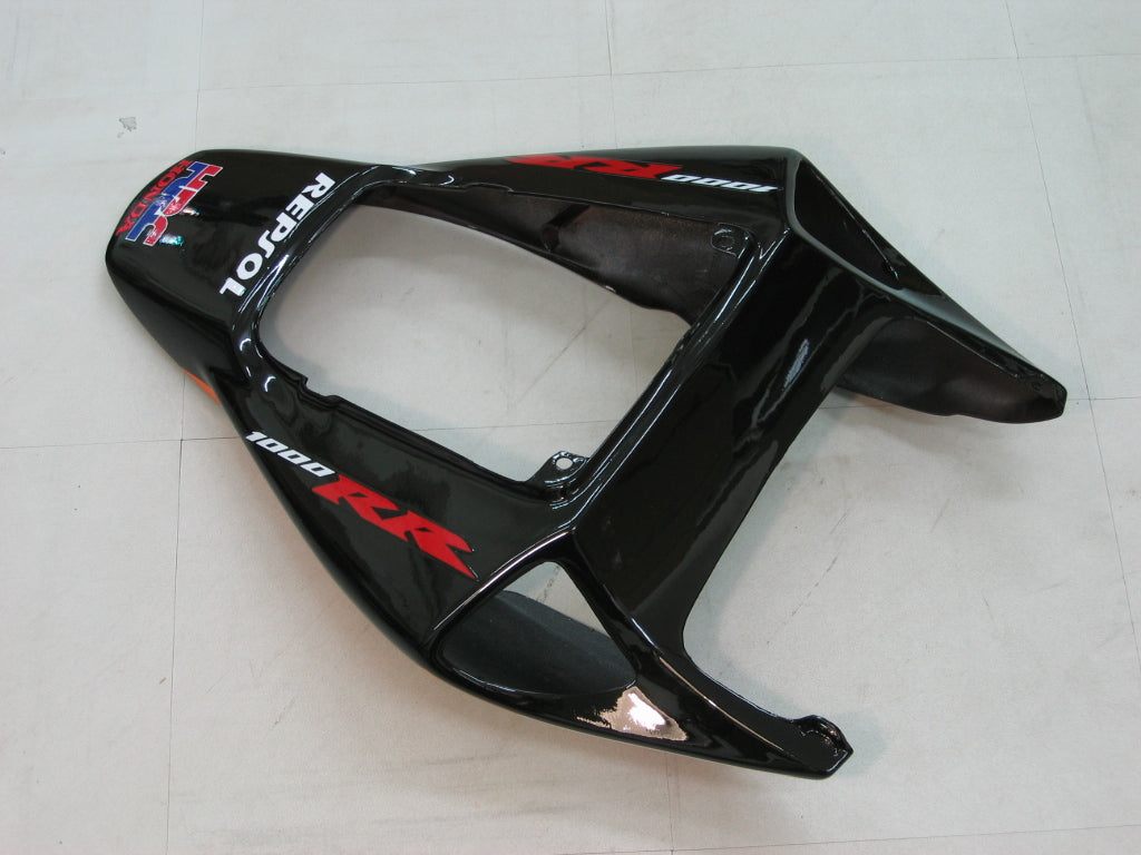 Stroomlijnkappen 2006-2007 Honda CBR 1000 RR Zwart Oranje Repsol Racing Generiek