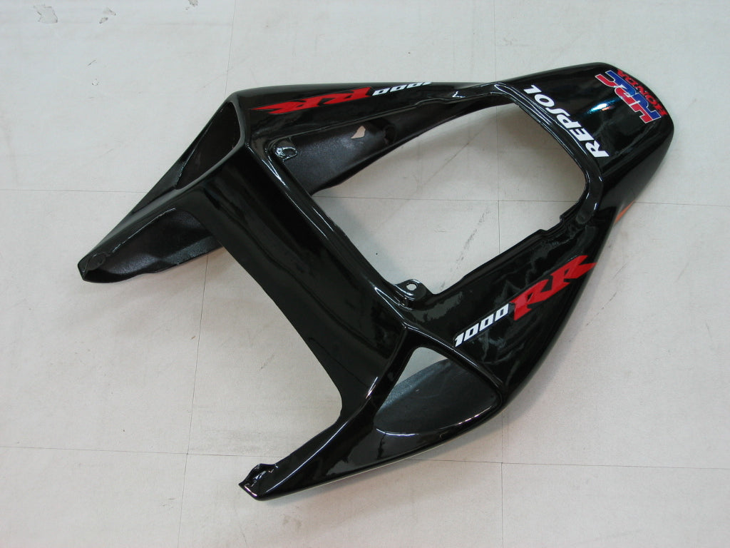 Fairings 2006-2007 Honda CBR 1000 RR Black Orange Repsol Racing Generic