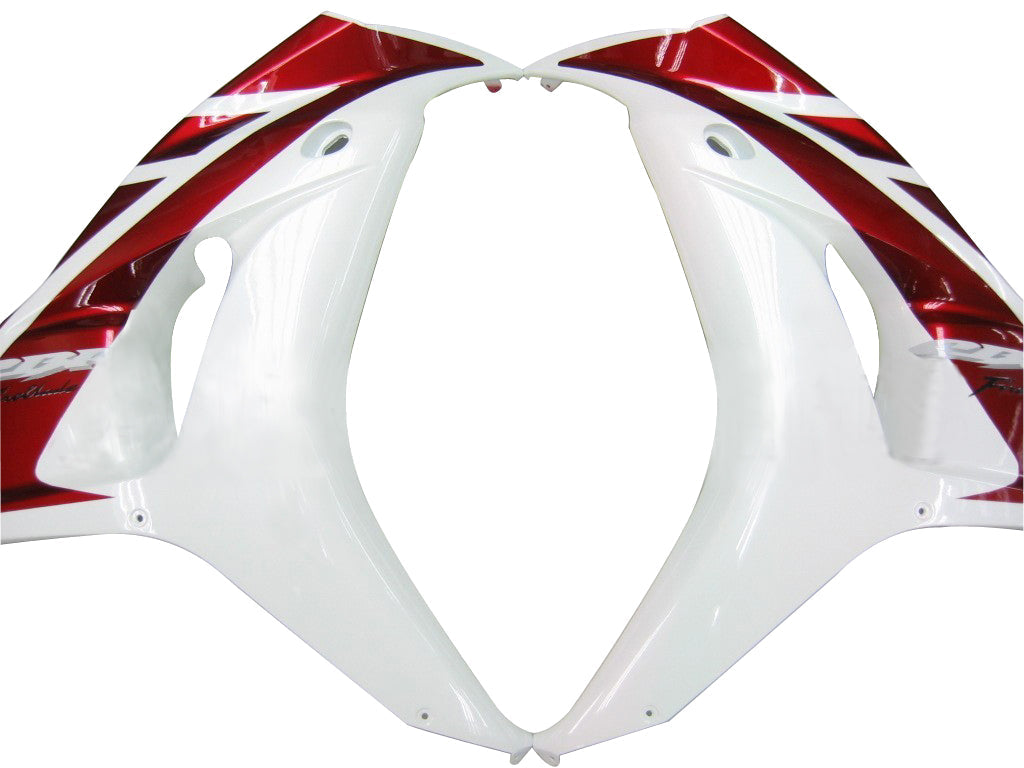 2006-2007 CBR1000RR Bodywork Fairing White ABS Injection Molded Plastics Set Generic