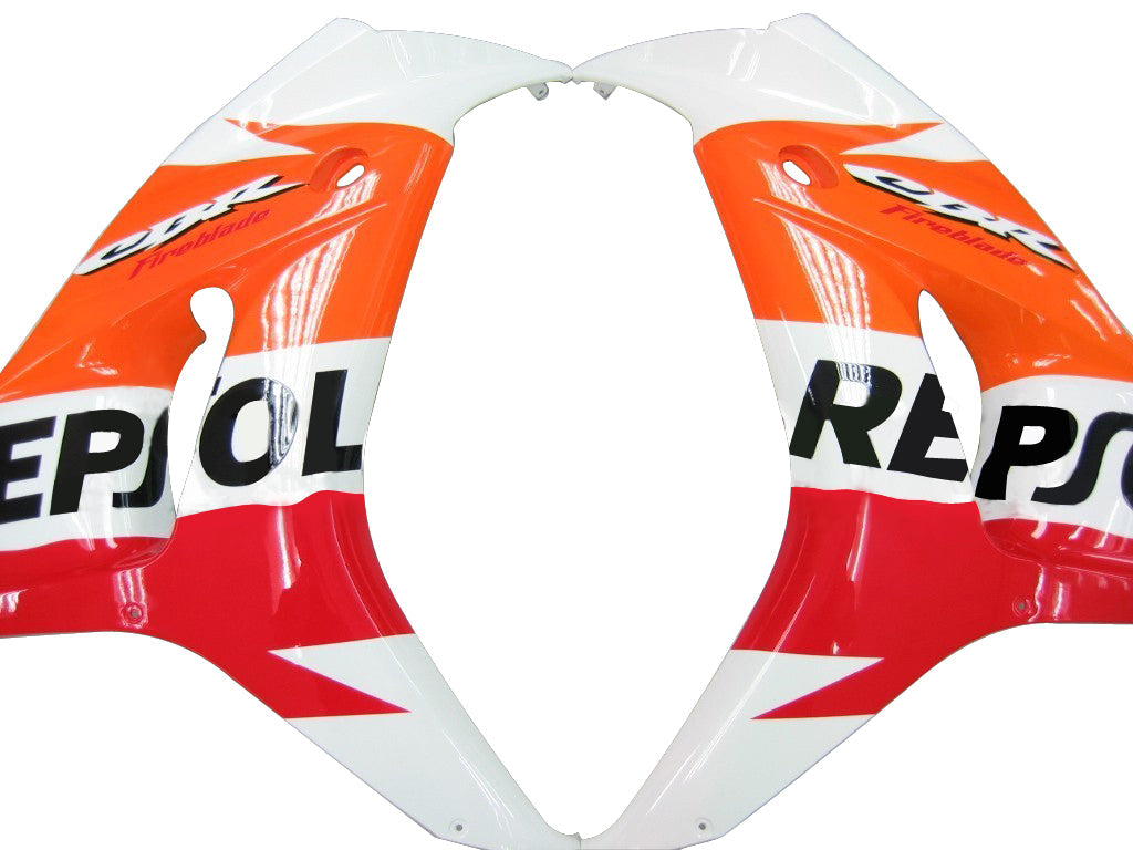 2006-2007 Honda CBR 1000 RR White Orange Repsol Racing Fairings Generic