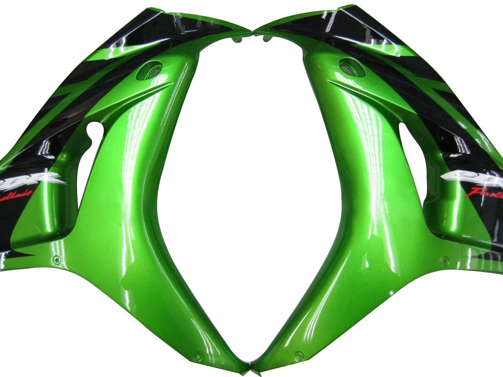 2006-2007 Honda CBR 1000 RR Green & Black CBR Racing Fairings Generic