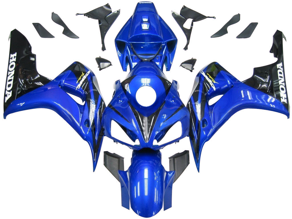 2006-2007 Honda CBR1000RR blauw en zwart CBR Racing stroomlijnkappen algemeen